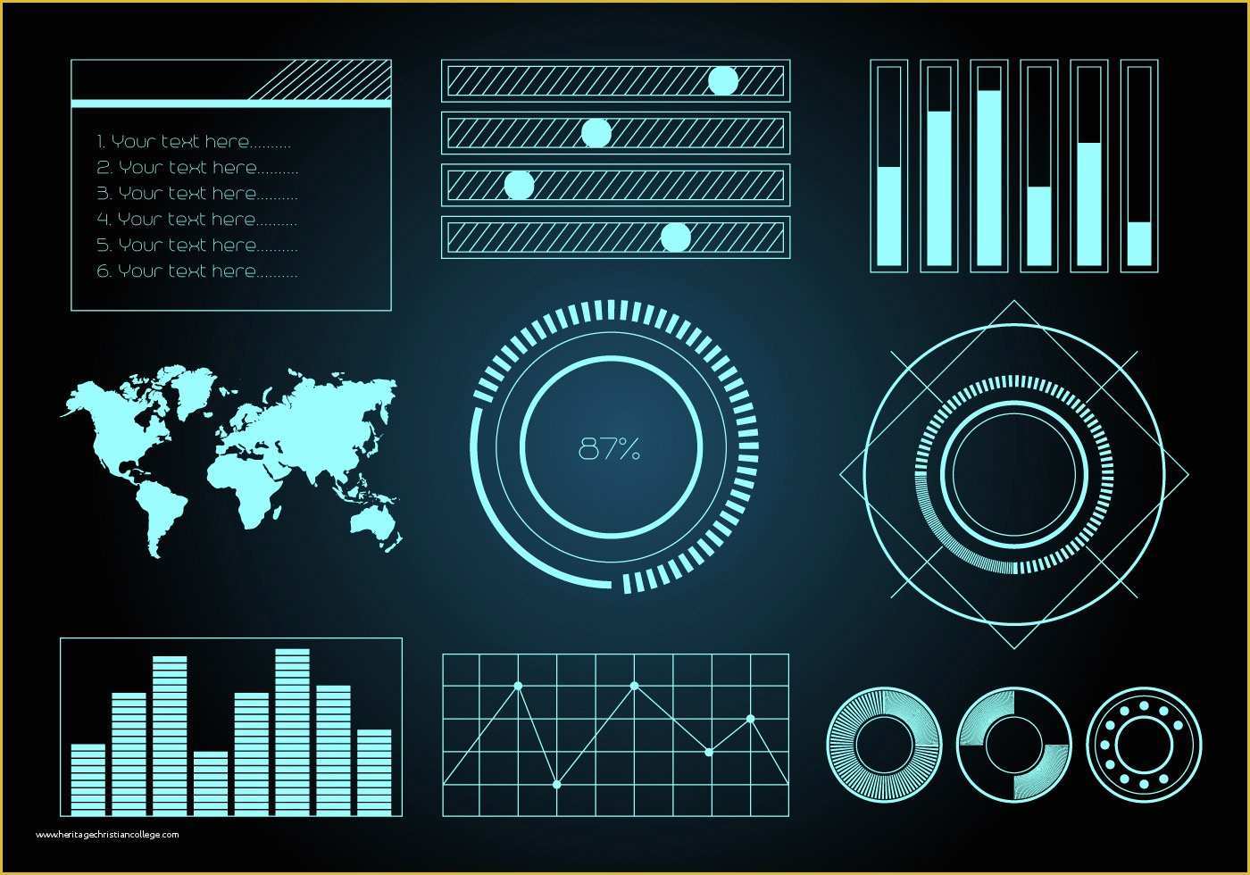 Hud Template Free Of Free Hud Vector Elements Download Free Vector Art Stock