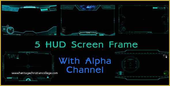 Hud Template Free Of Hud Screen Frame Pack by Zeremin