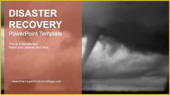 Hurricane Powerpoint Template Free Of Disaster Recovery Powerpoint Templates