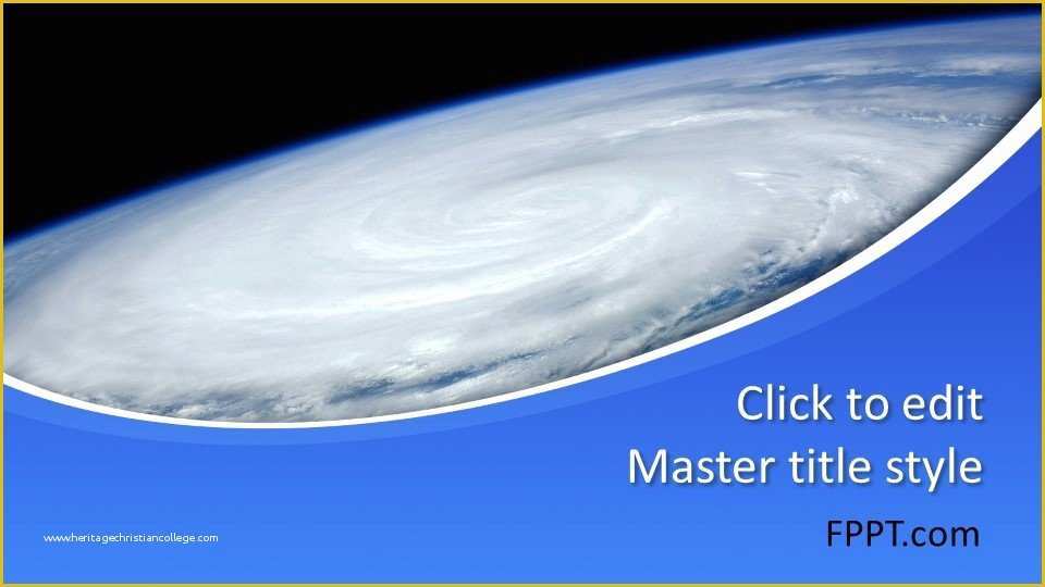 Hurricane Powerpoint Template Free Of Free Hurricane Powerpoint Template Free Powerpoint Templates