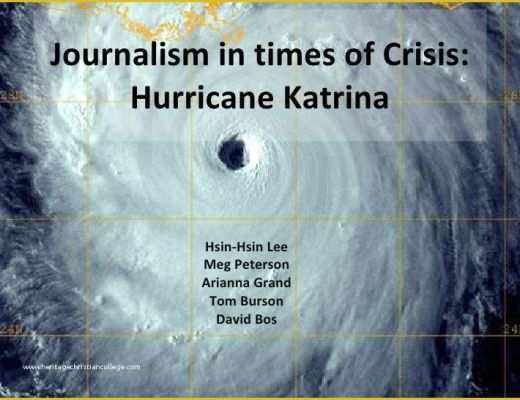 Hurricane Powerpoint Template Free Of Hurricane Katrina Presentation 1