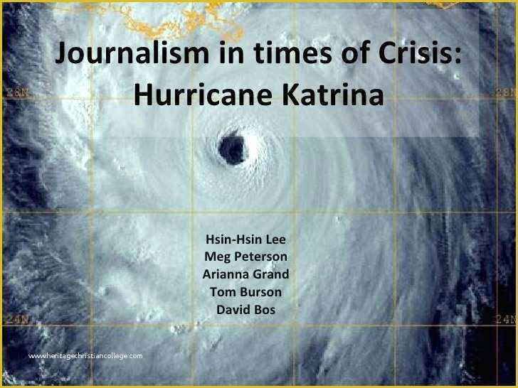 Hurricane Powerpoint Template Free Of Hurricane Katrina Presentation 1