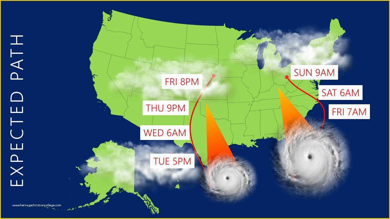 Hurricane Powerpoint Template Free Of Hurricane Tracker Create Your Own In Powerpoint