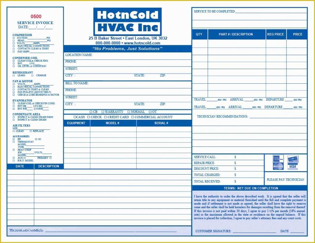 Hvac Service Invoice Template Free Of Hvac Invoice Template Expense Spreadshee Hvac Billing