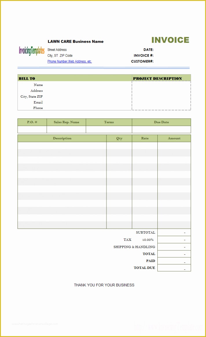 Hvac Service Invoice Template Free Of Hvac Service order Invoice Template Spreadsheet forms Free