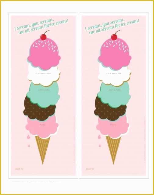 Ice Cream Birthday Invitation Template Free Of 567 Best Free Scrapbooking Card Making Printables
