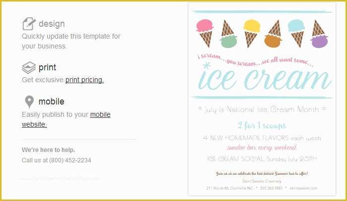 Ice Cream social Invitation Template Free Of 4 Ice Cream social Flyer Templates