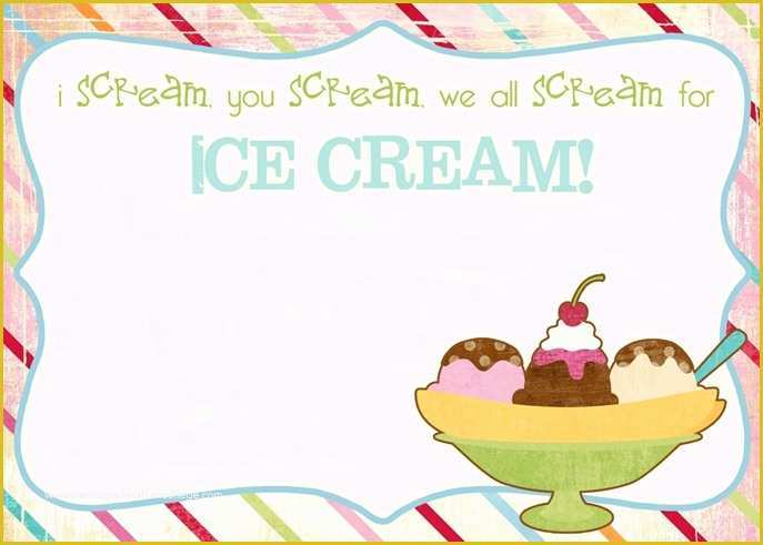 Ice Cream social Invitation Template Free Of Two Crazy Cub Masters Ice Cream social