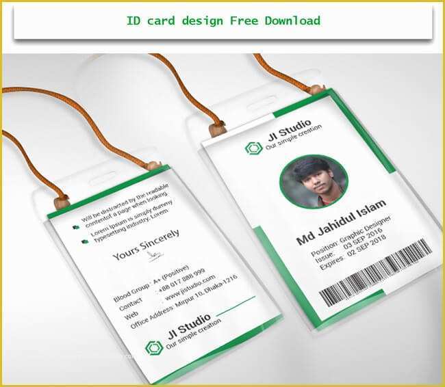 Id Card Design Template Free Download Of 30 Creative Id Card Design Examples with Free Download