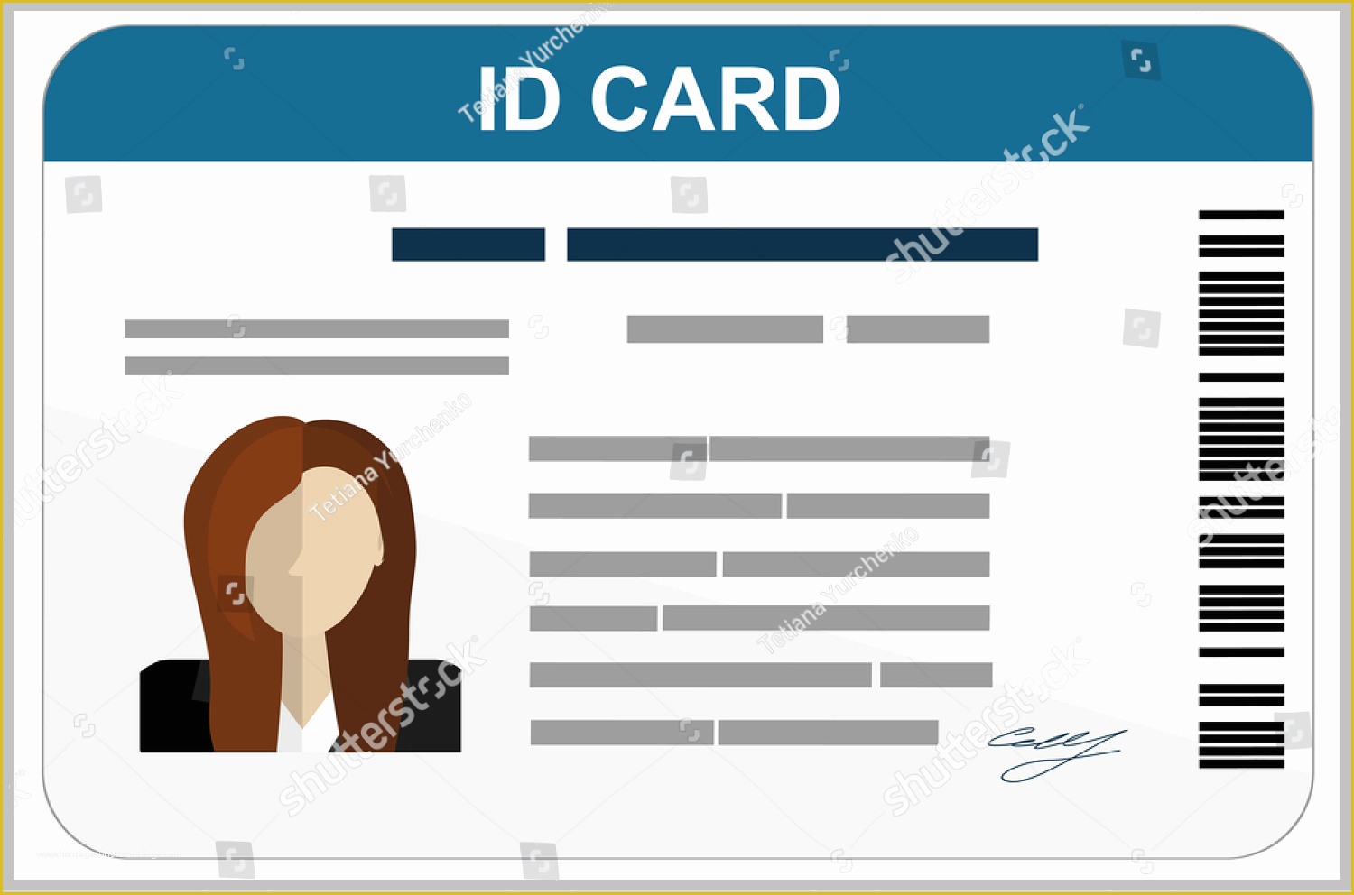Id Card Design Template Free Download Of 34 Professional Id Card Designs Psd Eps format