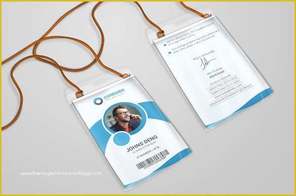 Id Card Design Template Free Download Of 36 Amazing Id Card Templates Ai Word Apple Pages