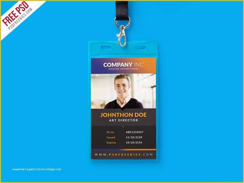 Id Card Design Template Free Download Of Free Creative Identity Card Design Template Psd by Psd