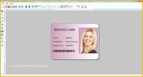 Id Card Design Template Free Download Of How to Make Id Card In Ms Excel Easily Creating