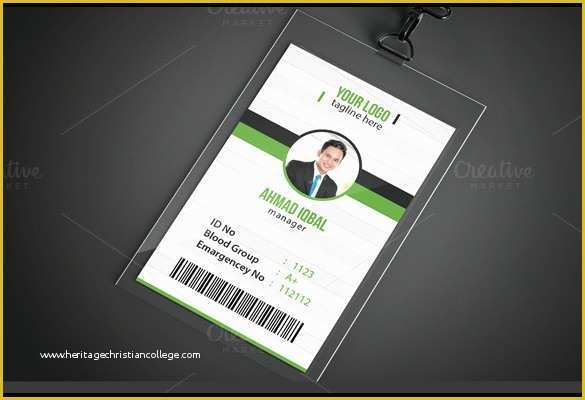 Id Card Design Template Free Download Of Id Card Template 19 Download In Psd Pdf Word