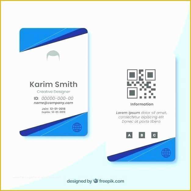 Id Card Design Template Free Download Of Id Card Template Free Download New Fresh Portrait