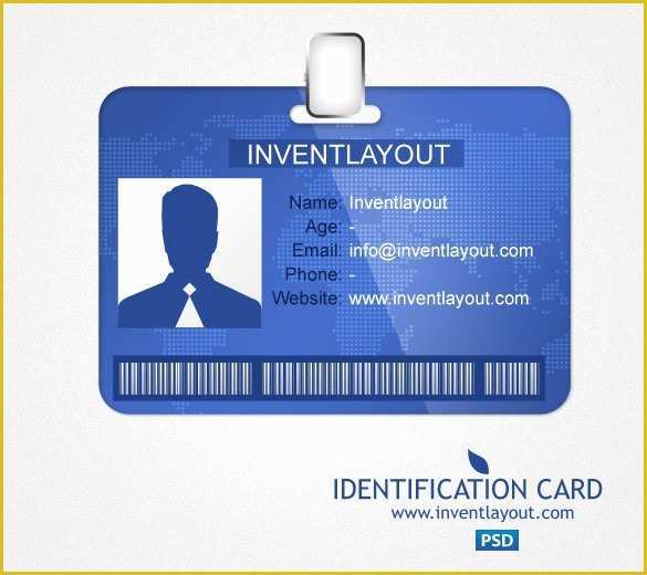 Id Card Design Template Free Download Of Id Card Template Psd Free Identification Card Psd