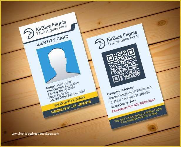 Id Card Design Template Free Download Of Photoshop Id Card Template Free Id Card
