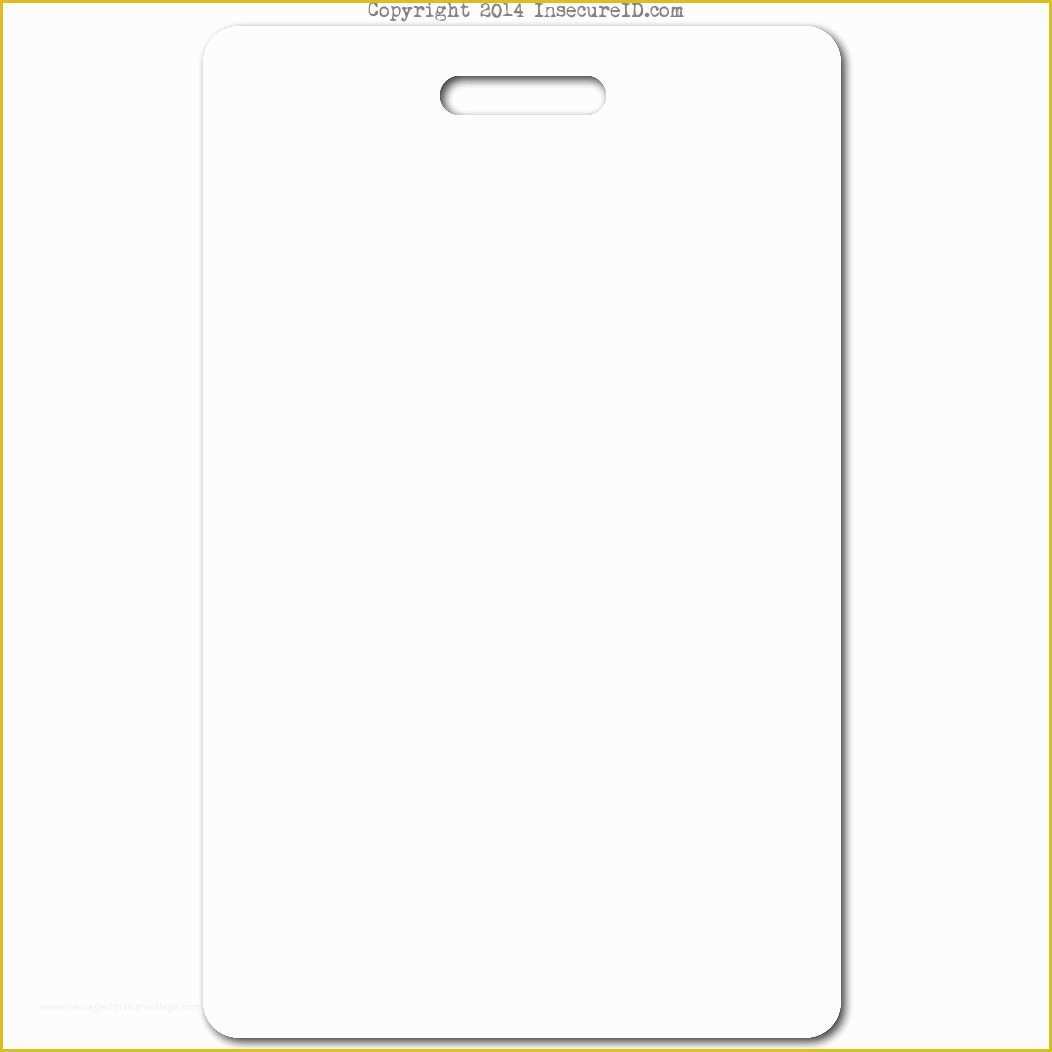 Id Template Free Of Blank Id Badge Template to Pin On Pinterest