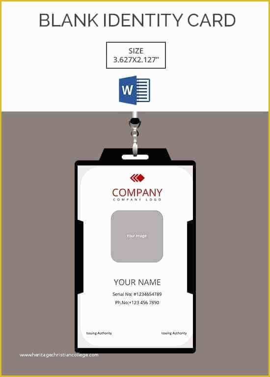 Id Template Free Of Blank Id Card Template Free Download the Best Home