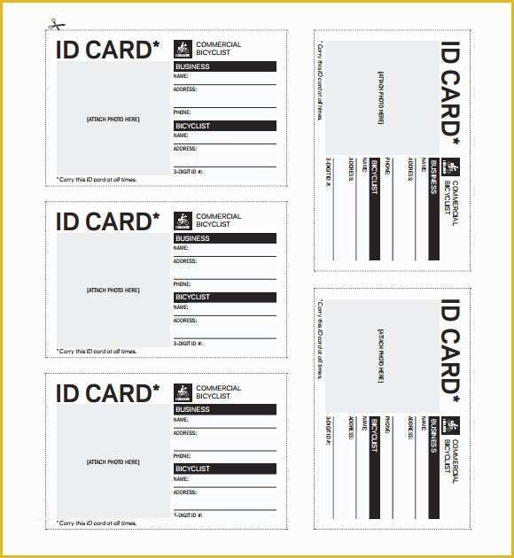 Id Template Free Of Id Badges Printable Bing Images