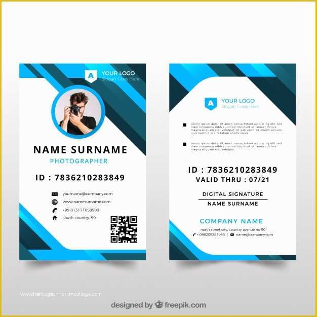 Id Template Free Of Idcard Vectors S and Psd Files