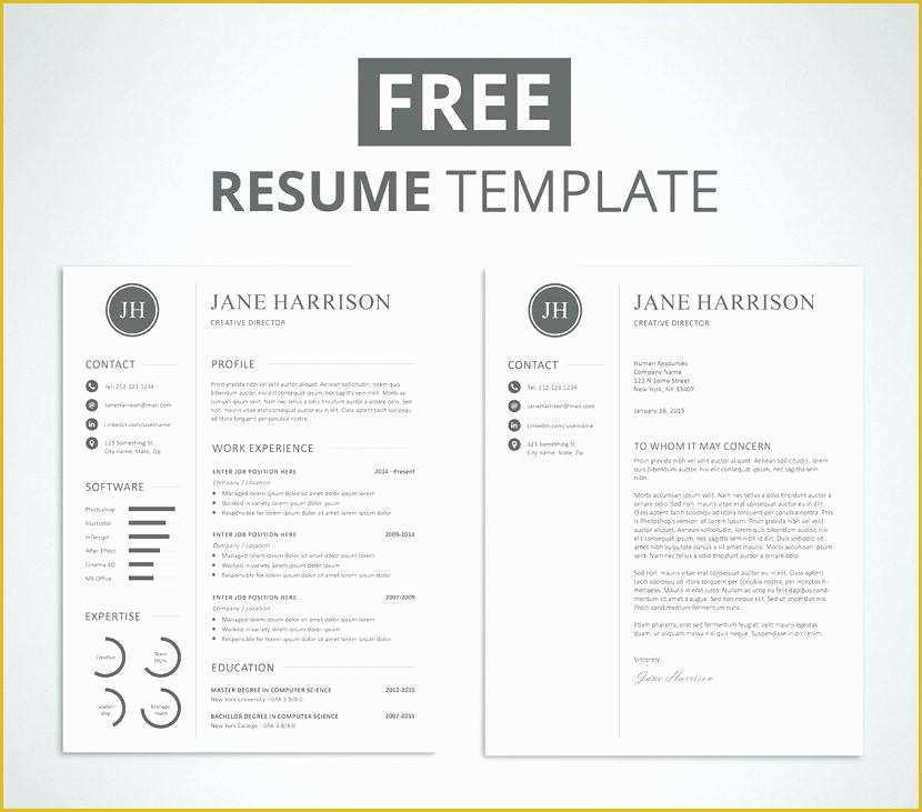 Illustrator Free Templates Download Of Illustrator Resume Templates – Komphelpso