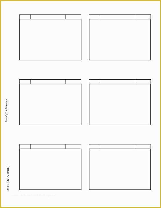 iMovie Templates Free Of Download Blank Storyboard Templates