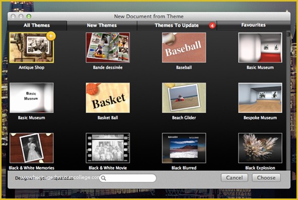 iMovie Templates Free Of iMovie themes Templates for Mac Users