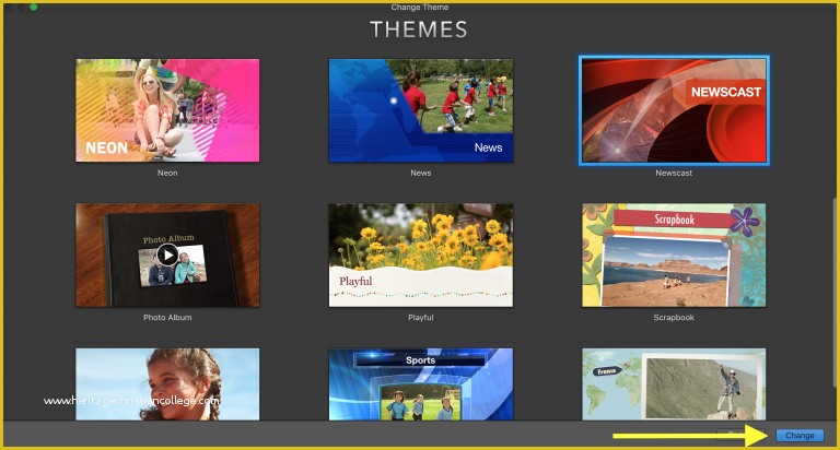 iMovie Templates Free Of Using themes In iMovie