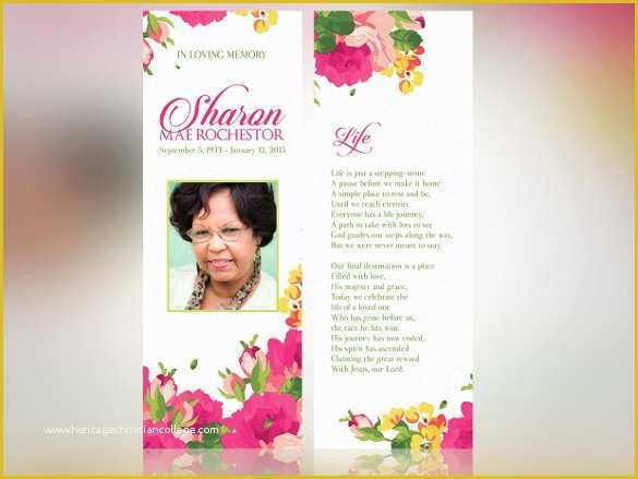 In Loving Memory Bookmark Template Free Of 21 Funeral Bookmark Templates Word Psd