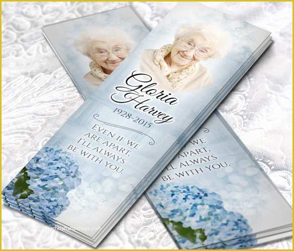 In Loving Memory Bookmark Template Free Of 21 Funeral Bookmark Templates Word Psd
