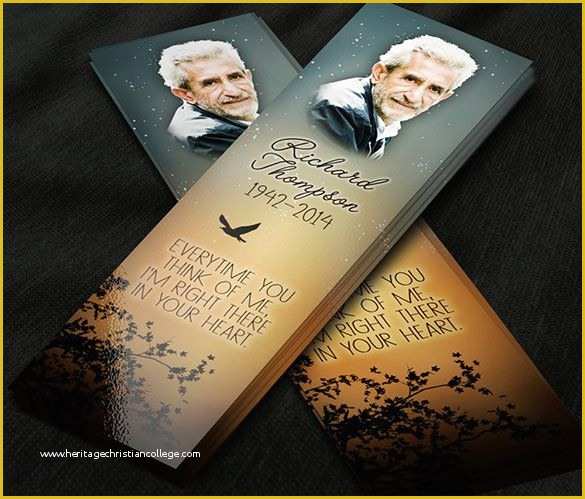 In Loving Memory Bookmark Template Free Of 27 Best Images About Memorial Bookmarks W Prayer Poem or