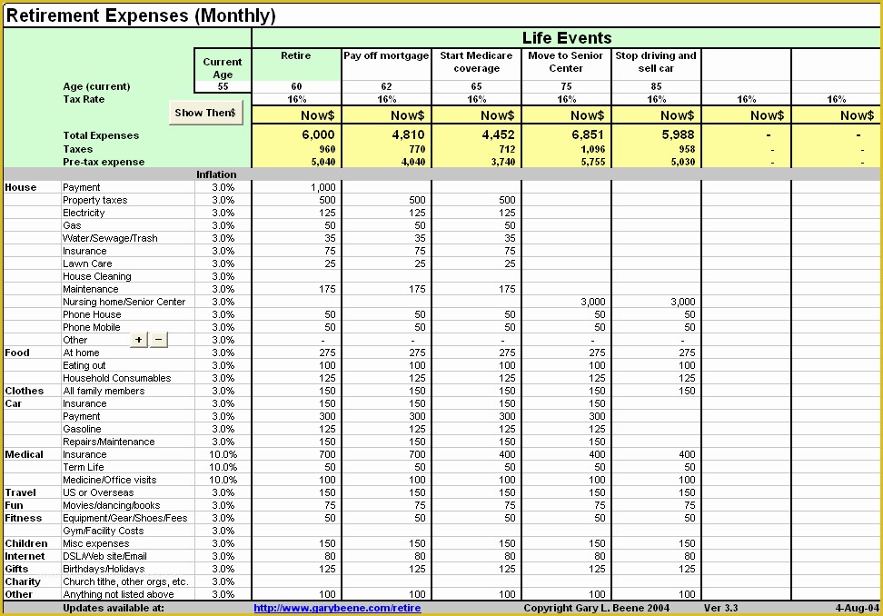 Income and Expenditure Template Excel Free Of 10 Personal In E and Expenses Spreadsheet