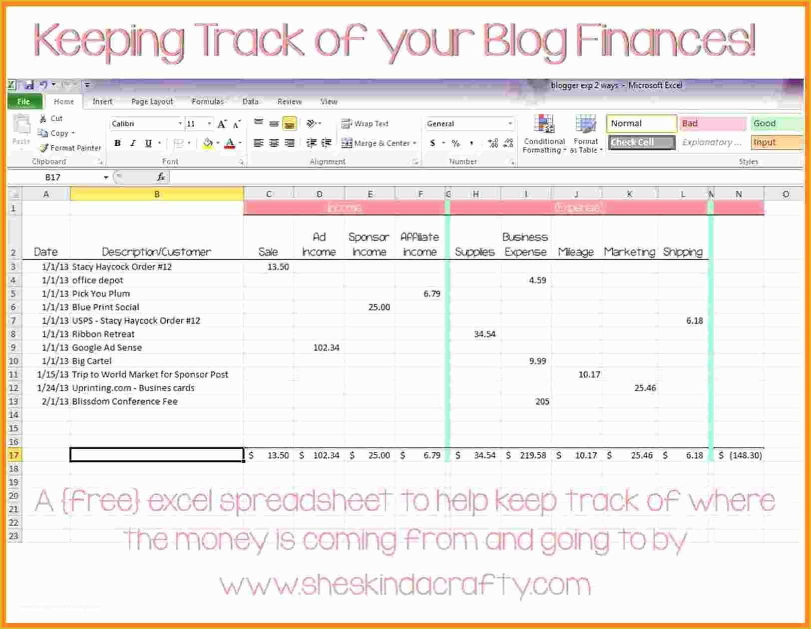 Income and Expenditure Template Excel Free Of 10 Personal In E and Expenses Spreadsheet
