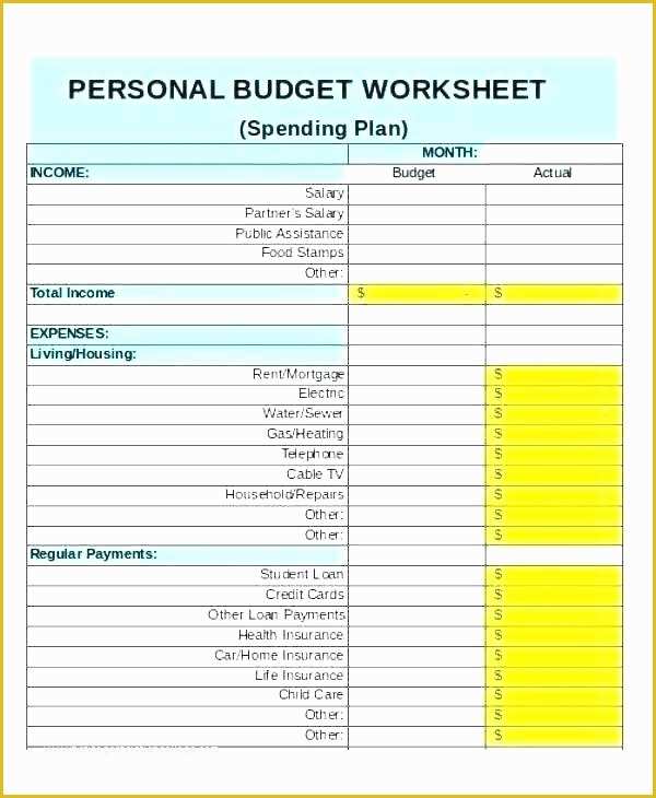Income and Expenditure Template Excel Free Of Personal Monthly Bud Template Excel – Edunova