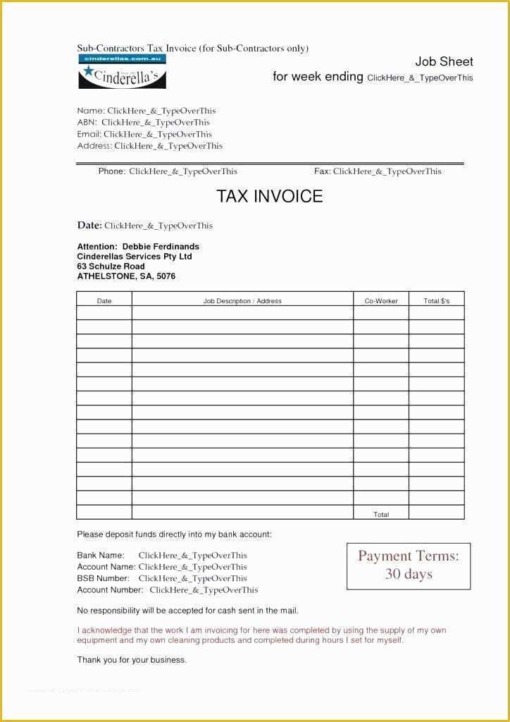 Independent Contractor Invoice Template Free Of 53 Independent Contractor Invoice Template Excel
