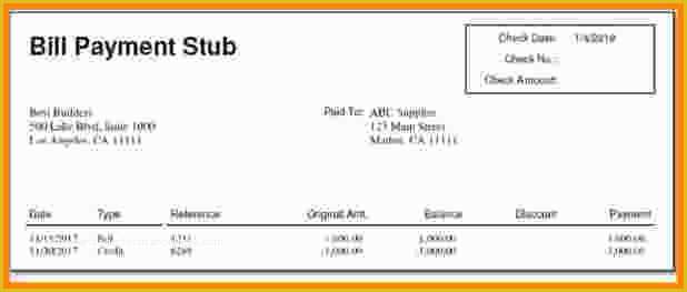 Independent Contractor Pay Stub Template Free Of 12 Contractor Pay Stub Template