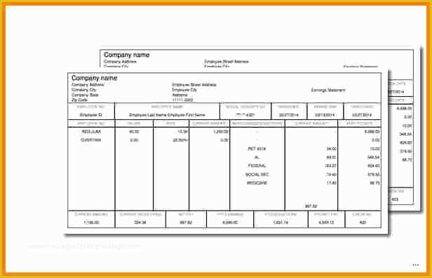 Independent Contractor Pay Stub Template Free Of 12 Contractor Pay Stub Template