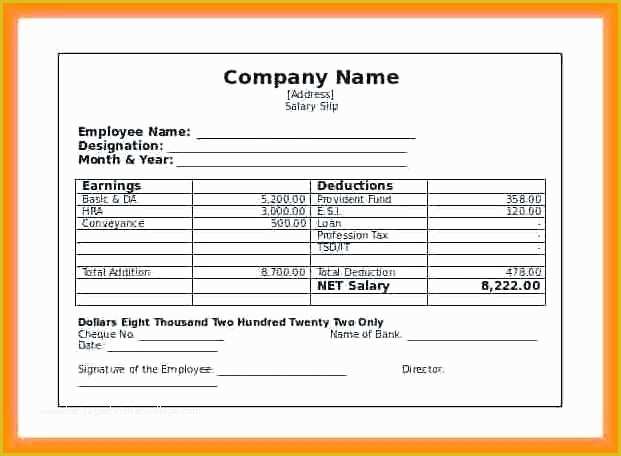 Independent Contractor Pay Stub Template Free Of 15 Subcontractor Pay Stub