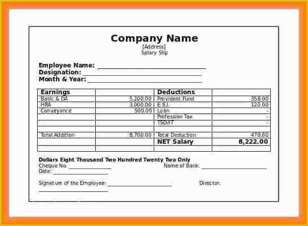 Independent Contractor Pay Stub Template Free Of 5 Contractor Pay Stub