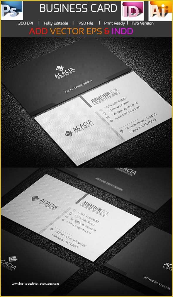 Indesign Business Card Template Free Of 15 Premium Business Card Templates In Shop