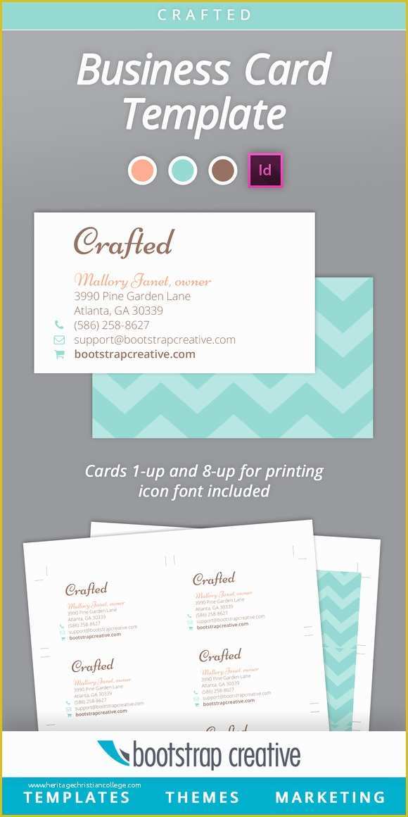Indesign Business Card Template Free Of Business Card Template Indesign 8 Up Business Card