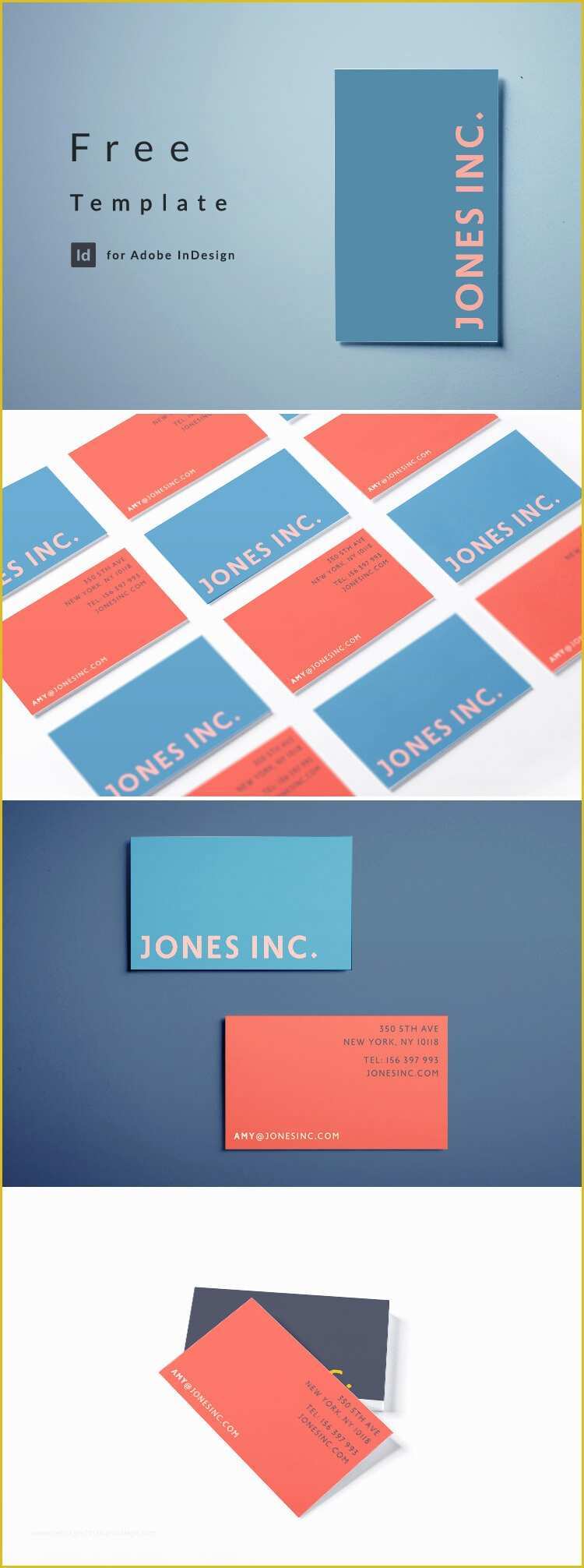 Indesign Business Card Template Free Of Free Indesign Business Card Template with A Bold Modern