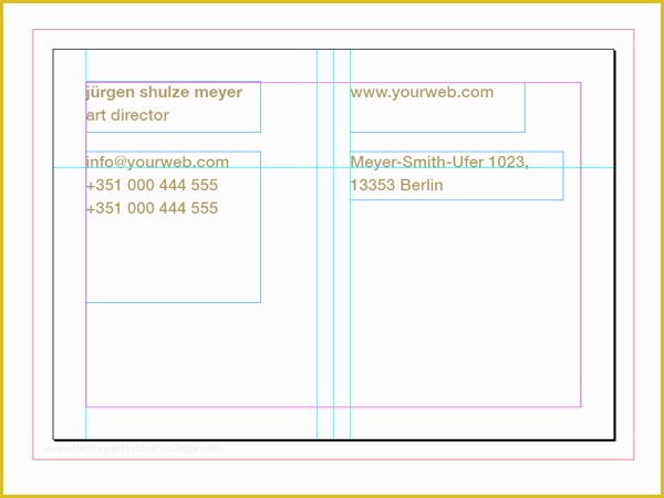 Indesign Business Card Template Free Of How to Customise A Business Card Template In Adobe Indesign