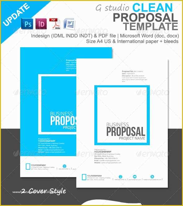 Indesign Business Proposal Templates Free Of Best Invoice & Proposal Templates Indesign