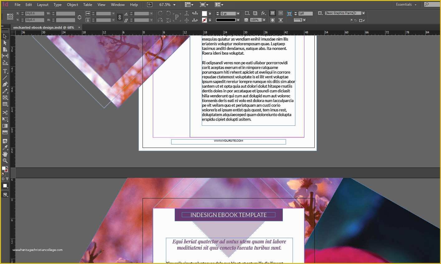 Indesign Ebook Template Free Download Of Enchanted Indesign Ebook Template