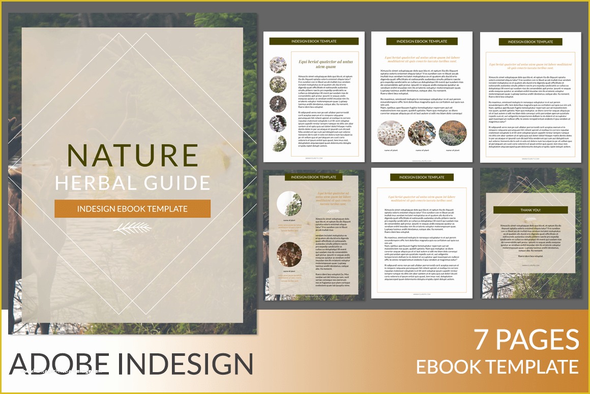 Indesign Ebook Template Free Download Of Nature Indesign Ebook Template
