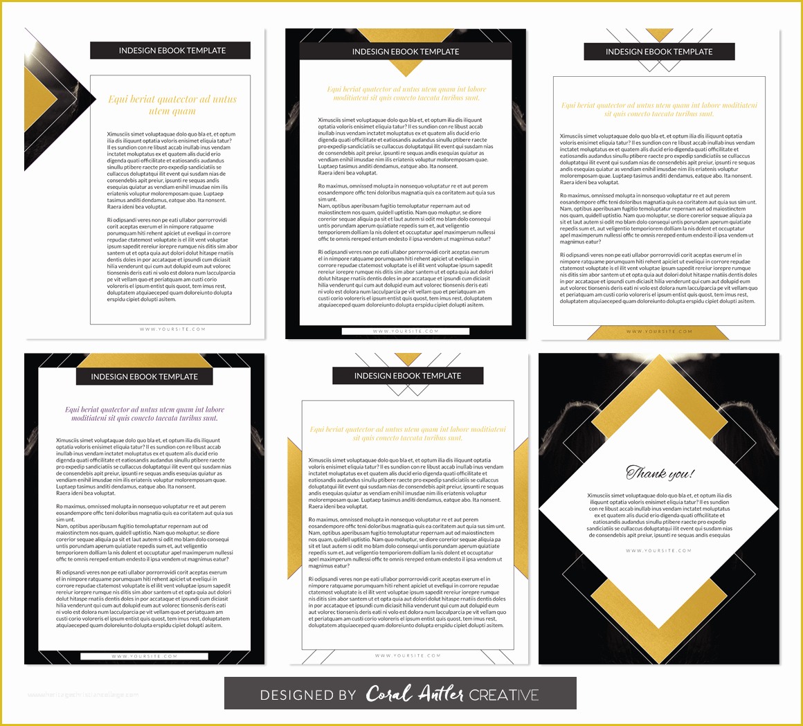 Indesign Ebook Template Free Download Of soul Shine Indesign Ebook Template