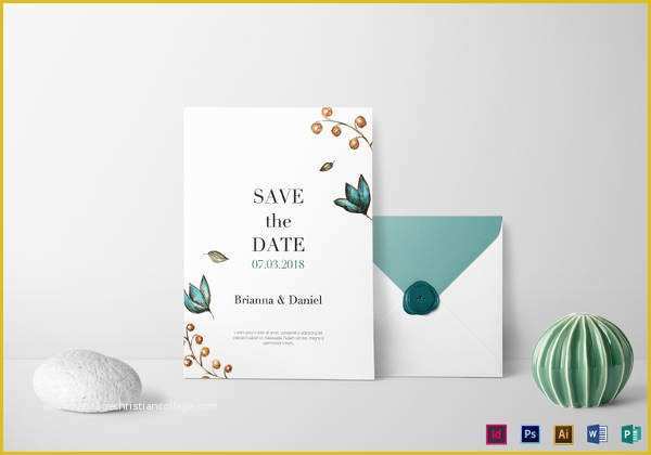 Indesign Invitation Template Free Of 34 Wedding Invitation Design Templates Psd Ai
