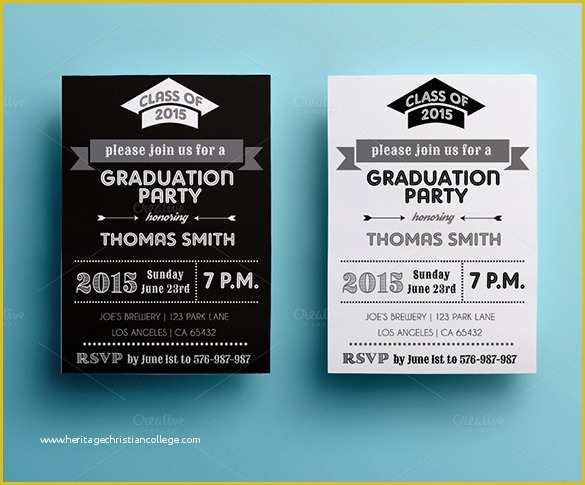 Indesign Invitation Template Free Of 9 Graduation Card Templates Psd Ai Eps